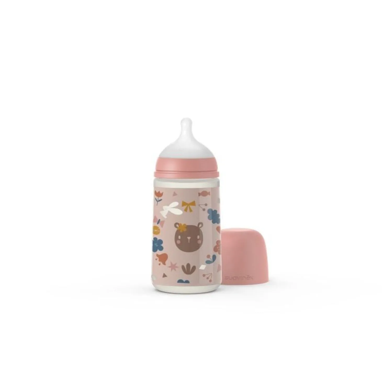 Suavinex Biberon tétine symetrique SX PRO Into the forest Rose Poudré 270 ml