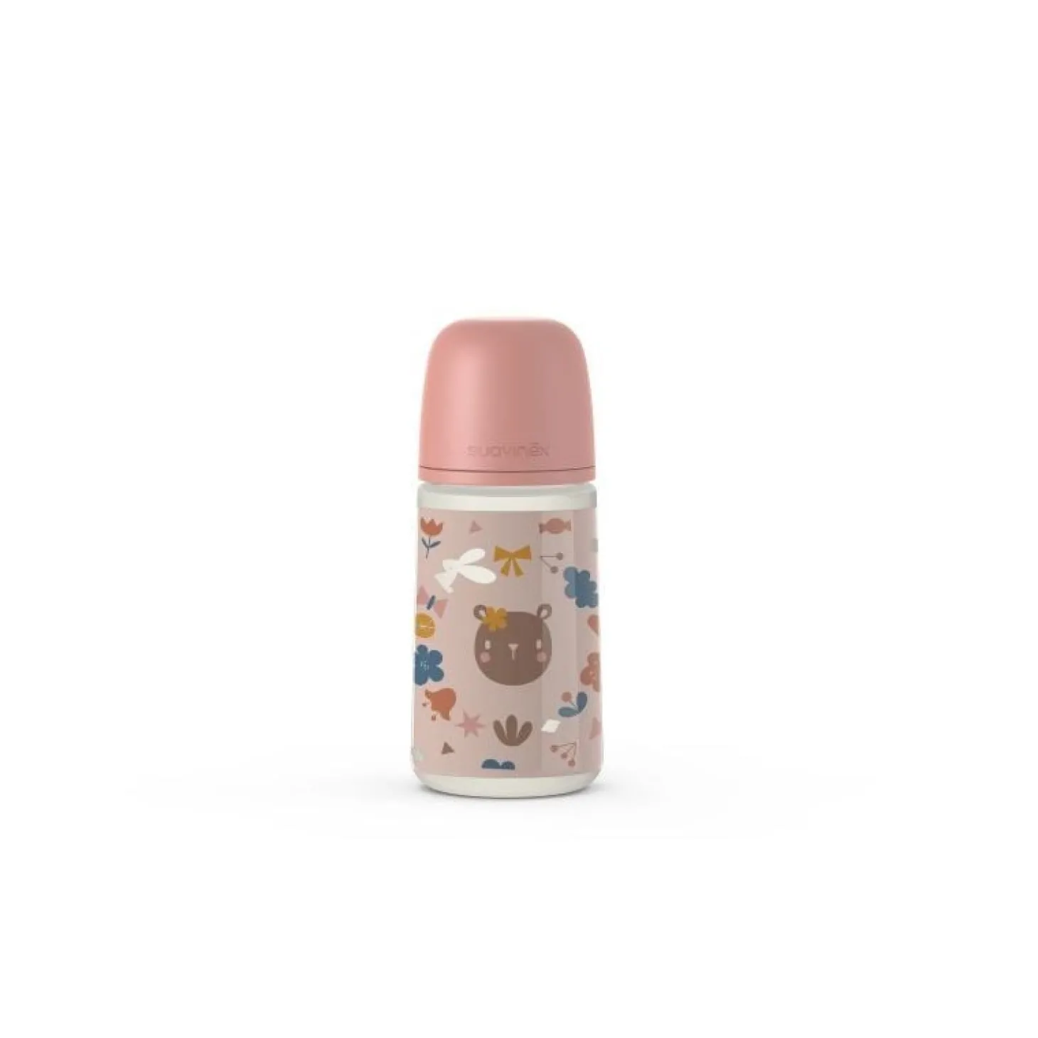 Suavinex Biberon tétine symetrique SX PRO Into the forest Rose Poudré 270 ml