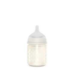 Suavinex Biberon verre Bonhomia avec tétine Sxpro S Beige 120 ml