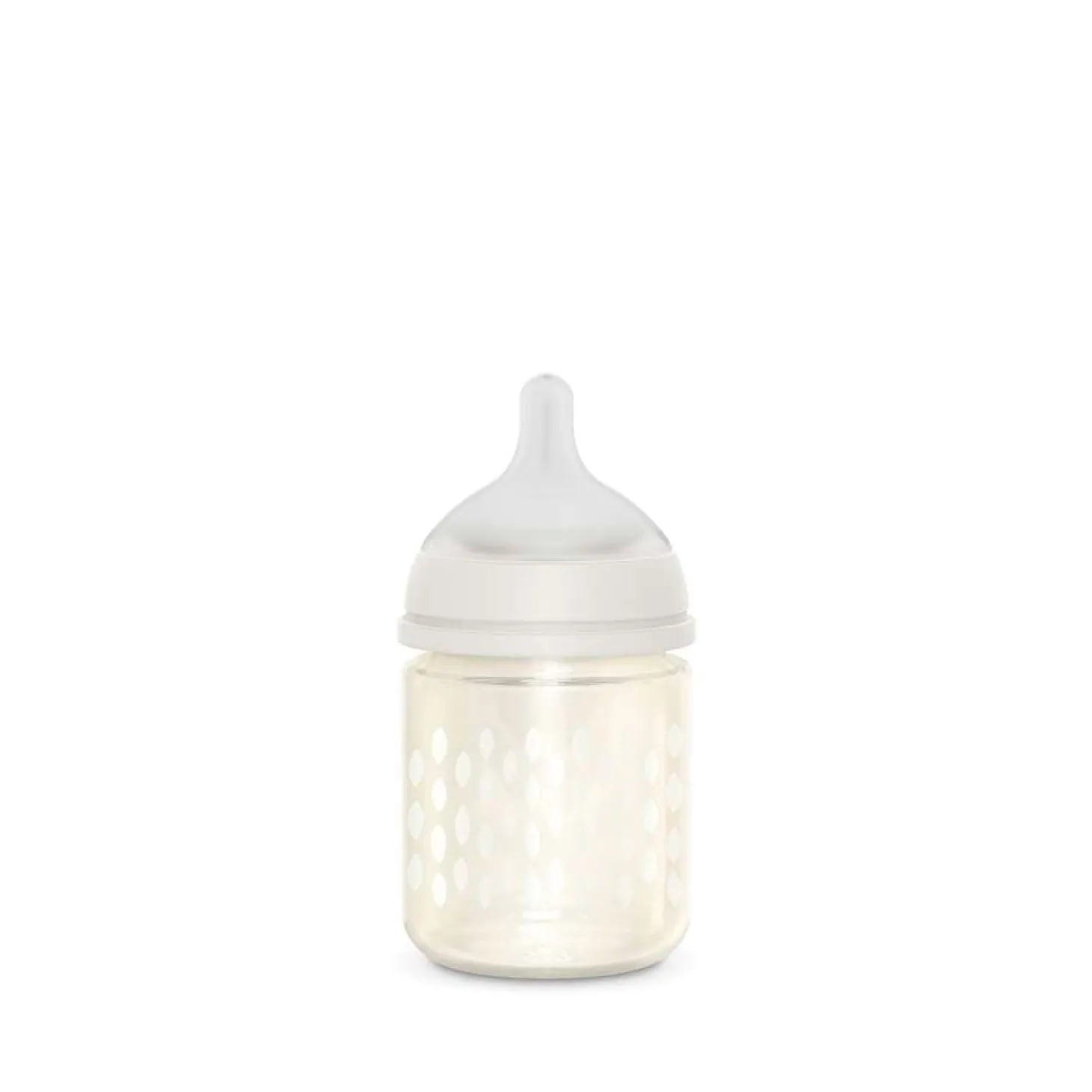 Suavinex Biberon verre Bonhomia avec tétine Sxpro S Beige 120 ml
