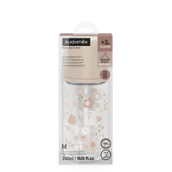 Suavinex Biberon Verre Tetine Sxpro Wond Rose 240 ml