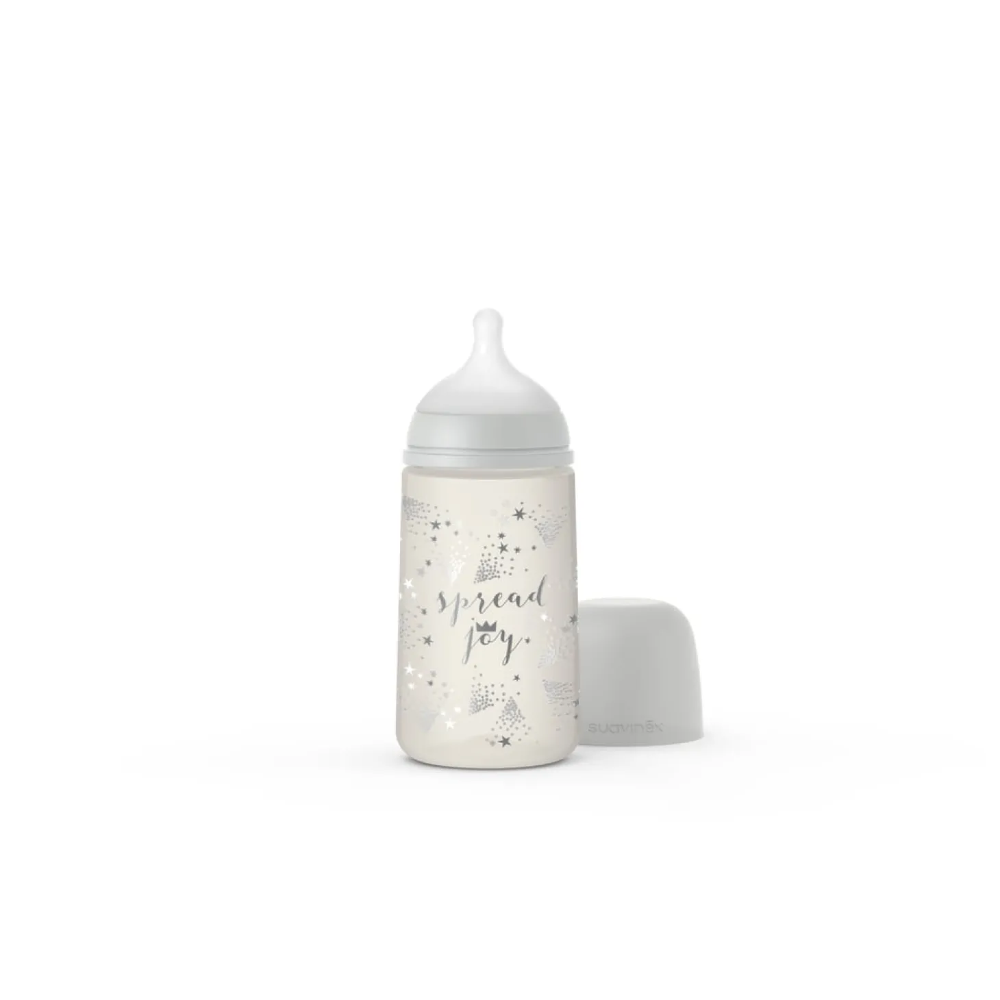 Suavinex Coffret cadeau spread joy argenté 270 ml