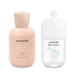 Suavinex Coffret eau de cologne Maman + baby cologne Rose