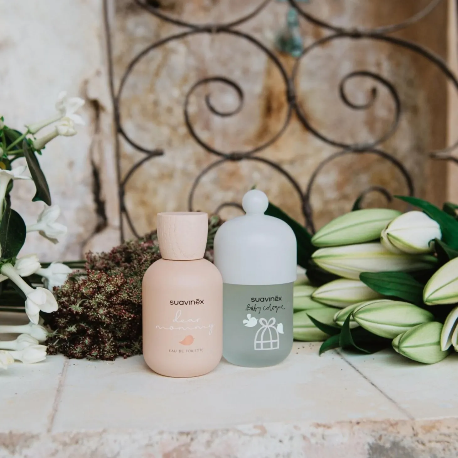 Suavinex Coffret eau de cologne Maman + baby cologne Rose
