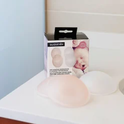 Suavinex                    2 coupelles recueille lait + 2 coupelles protectrices
