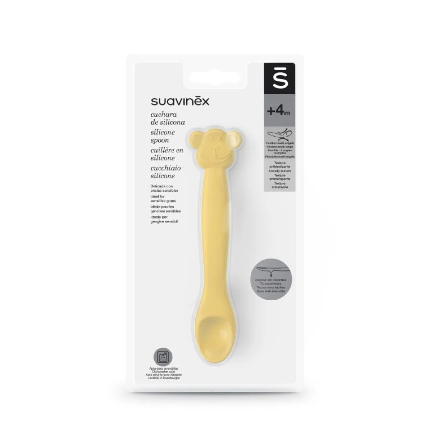 Suavinex Cuillère Singe jaune