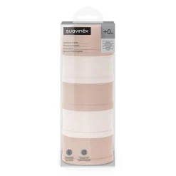Suavinex                    Doseur De Lait 4 Compartiments Wonderland    Rose