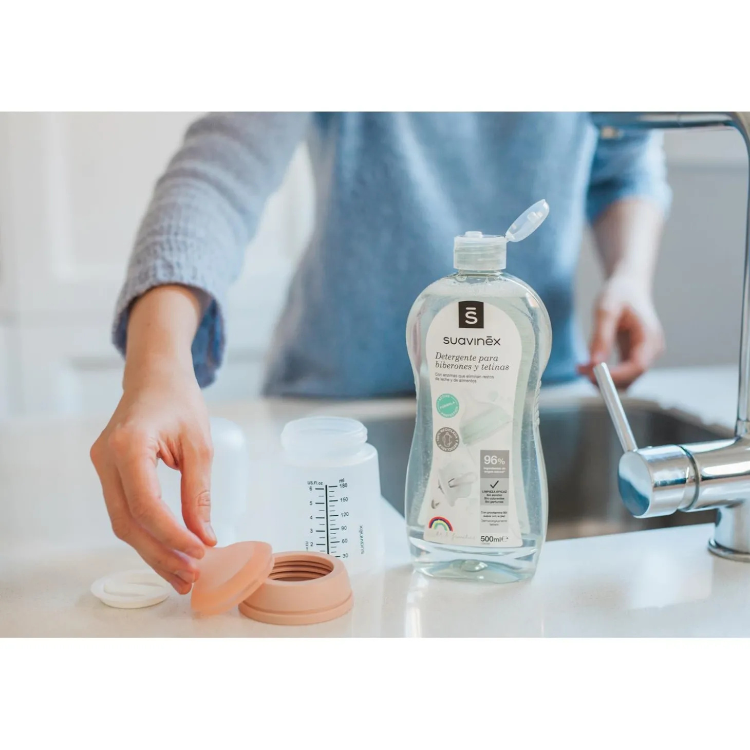 Suavinex Gel Nettoyage pour biberons et tétines
