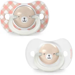 Suavinex                    Lot de 2 Sucettes Symetriques Sxpro Wild&Free    Rose