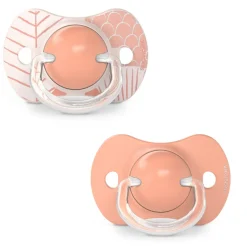 Suavinex                    Lot de 2 sucettes symetrique Dreams    Rose