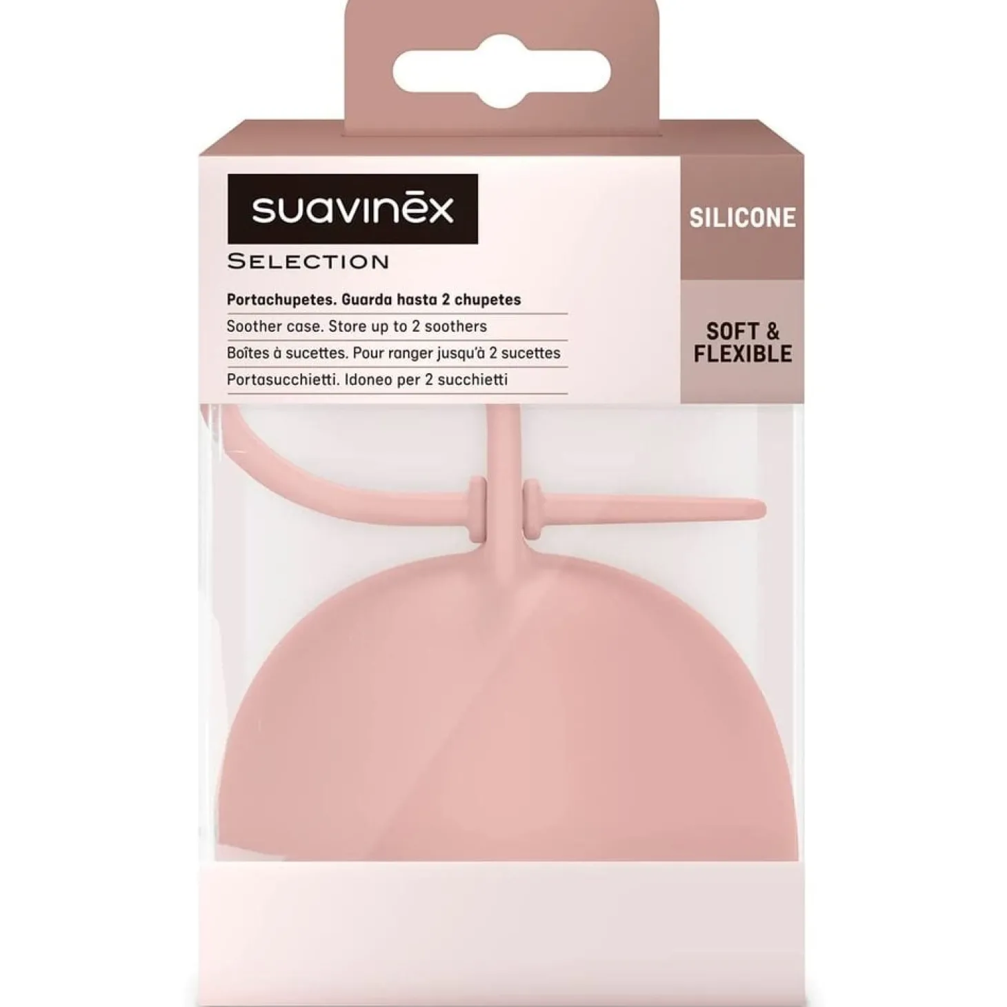 Suavinex Porte-sucettes silicone Nude