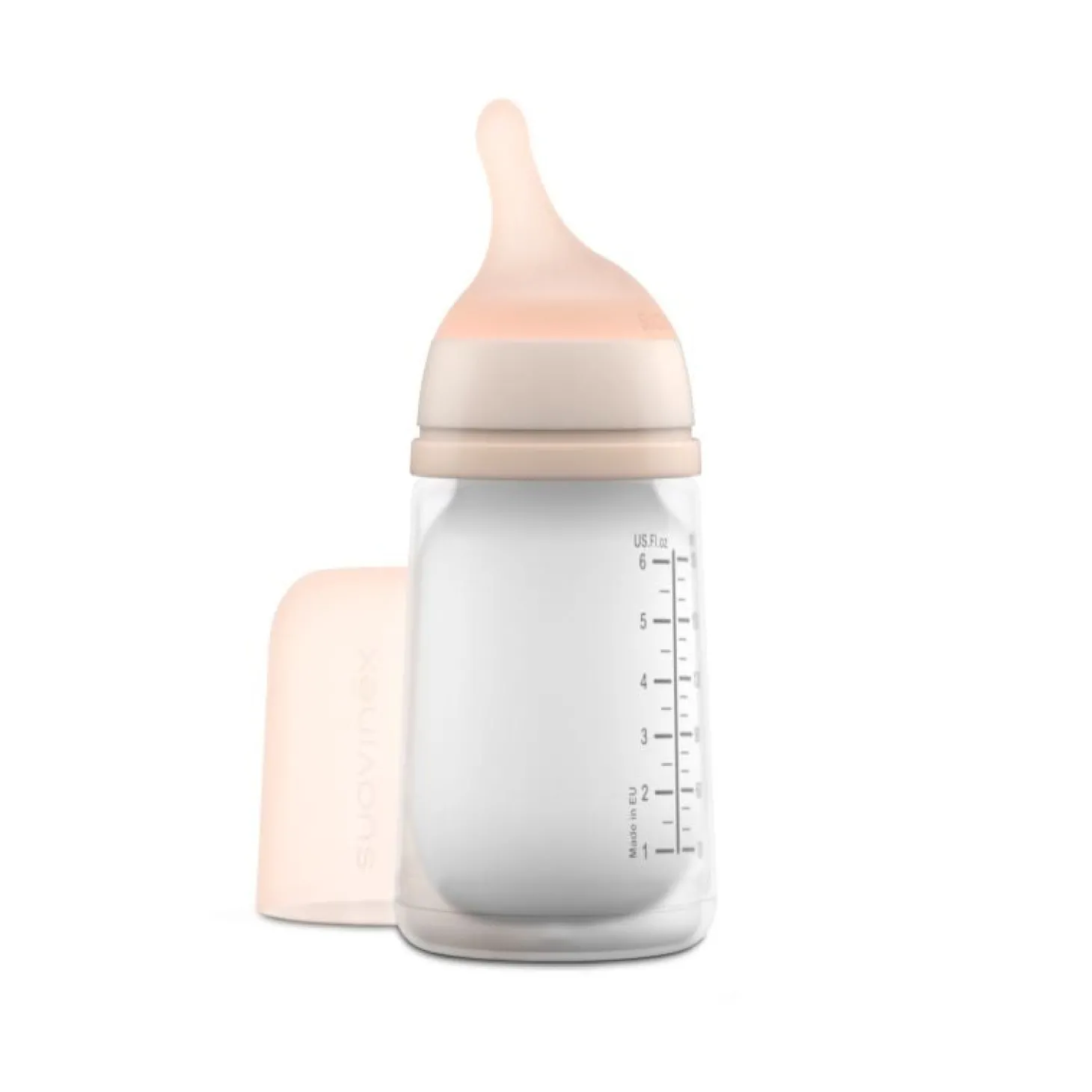 Suavinex Set biberon Zero.Zero avec sucette 180 ml