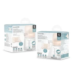 Suavinex Set biberon Zero.Zero avec sucette 180 ml
