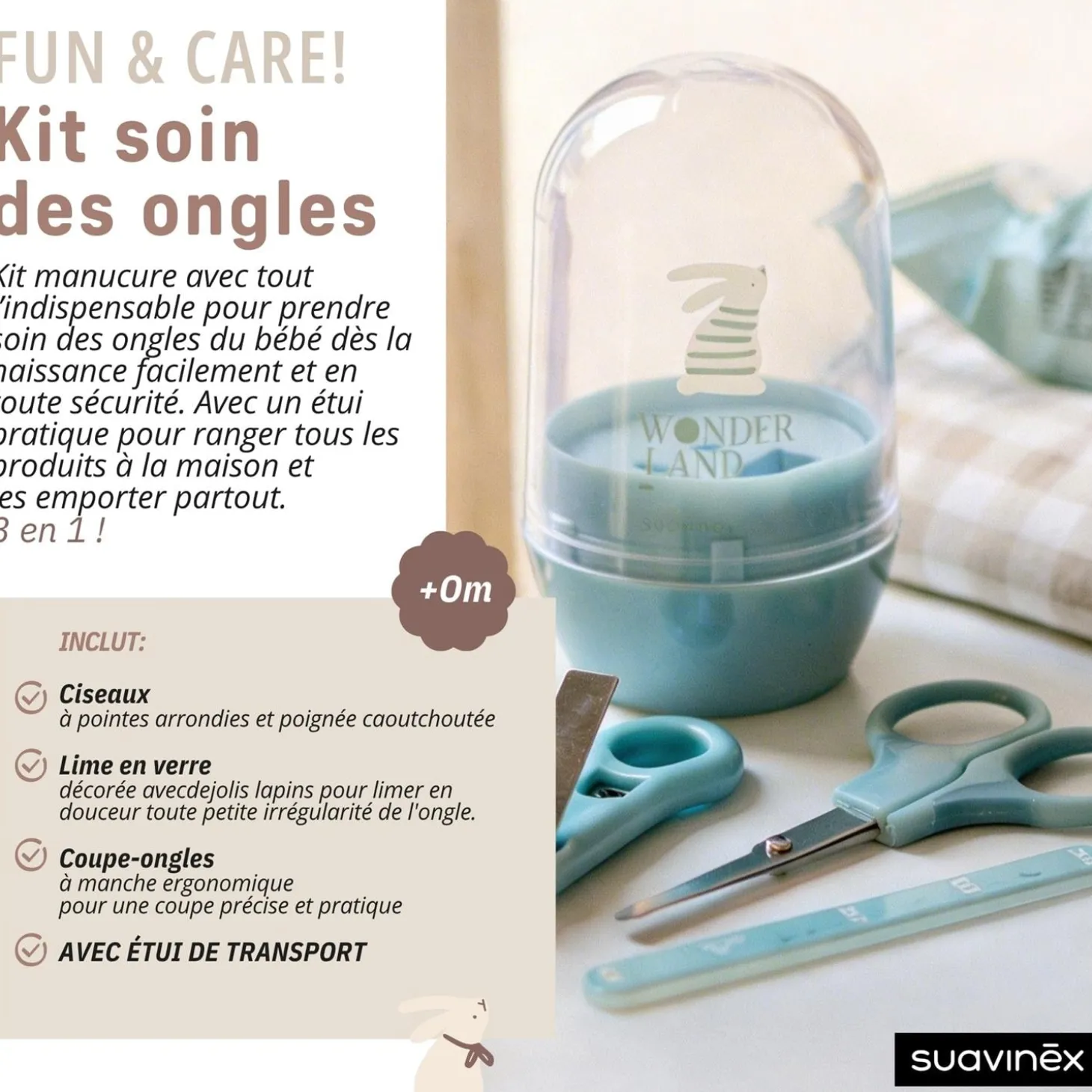 Suavinex Set Complet Soin Des Ongles Couleur aléatoire