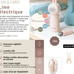 Suavinex Set Lime Électrique + Coupe-Ongles Beige
