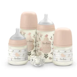Suavinex Set Nouveau-Ne Birdies Rose