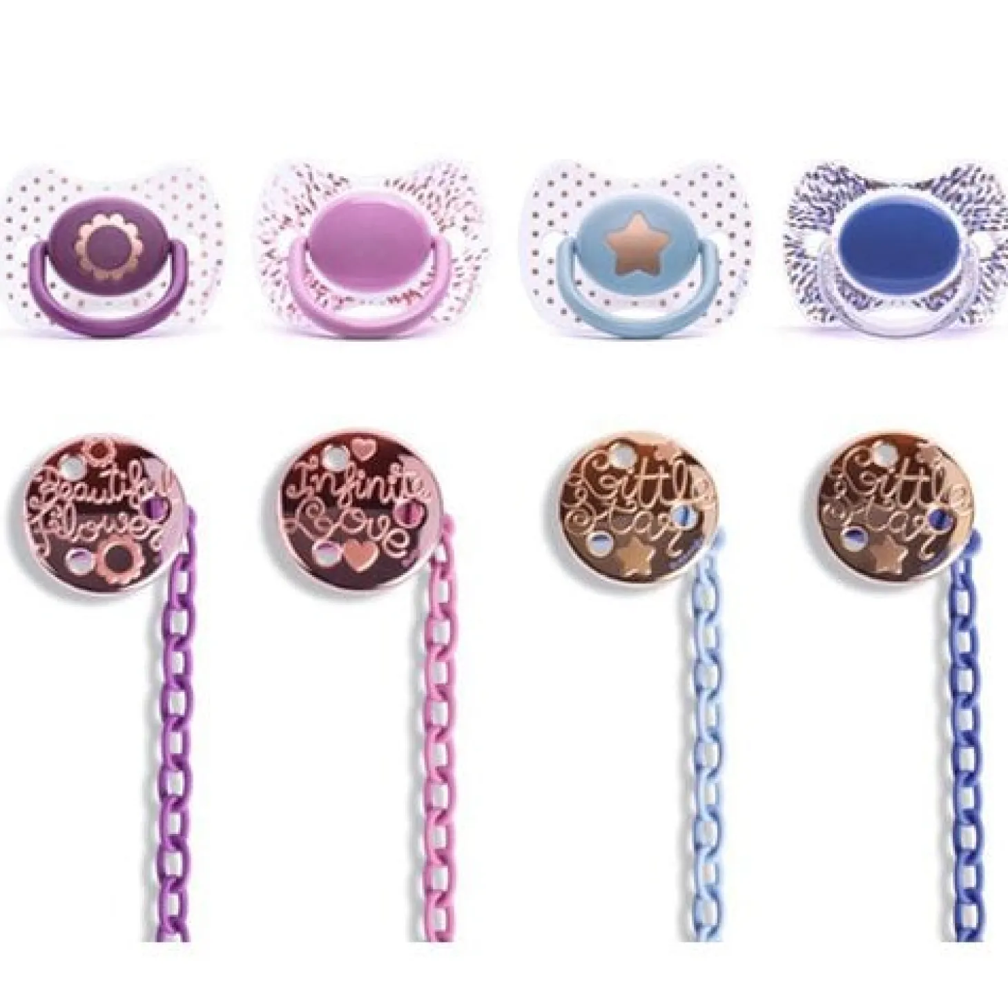 Suavinex Sucette premium silicone +4mois avec attache Boy 4 mois +