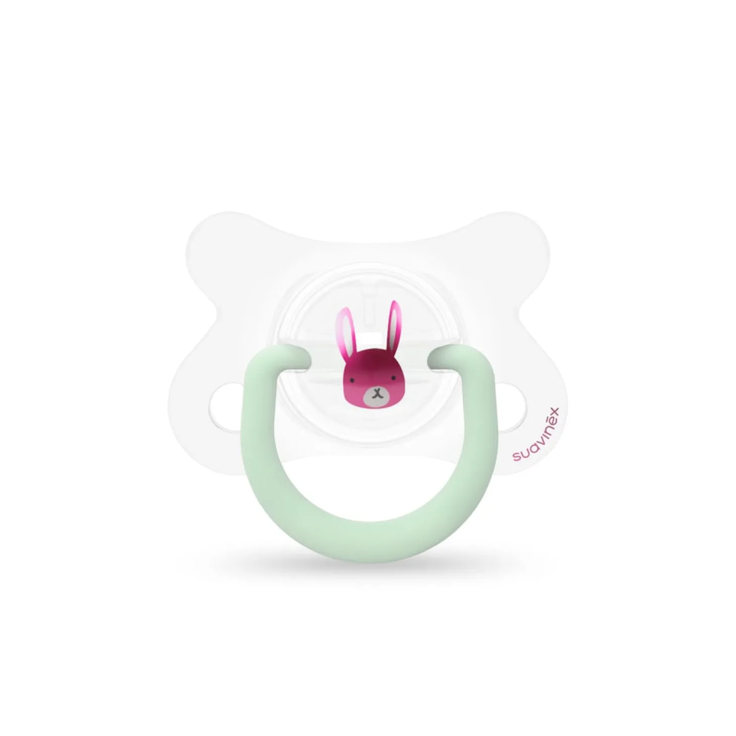 Suavinex 2 sucettes Night & Day réversible Lapin rose 2- 4 mois