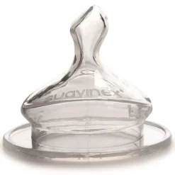 Suavinex 2 tétines physio debit moyen silicone 0-6m