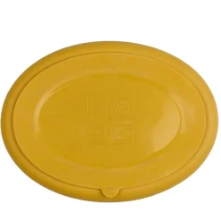 Thermobaby                    Assiette compatimentée silicone    Jaune Miel