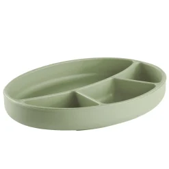 Thermobaby Assiette compatimentée silicone Vert Cactus