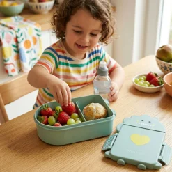 Thermobaby Boîte à goûter Dino Vert sauge