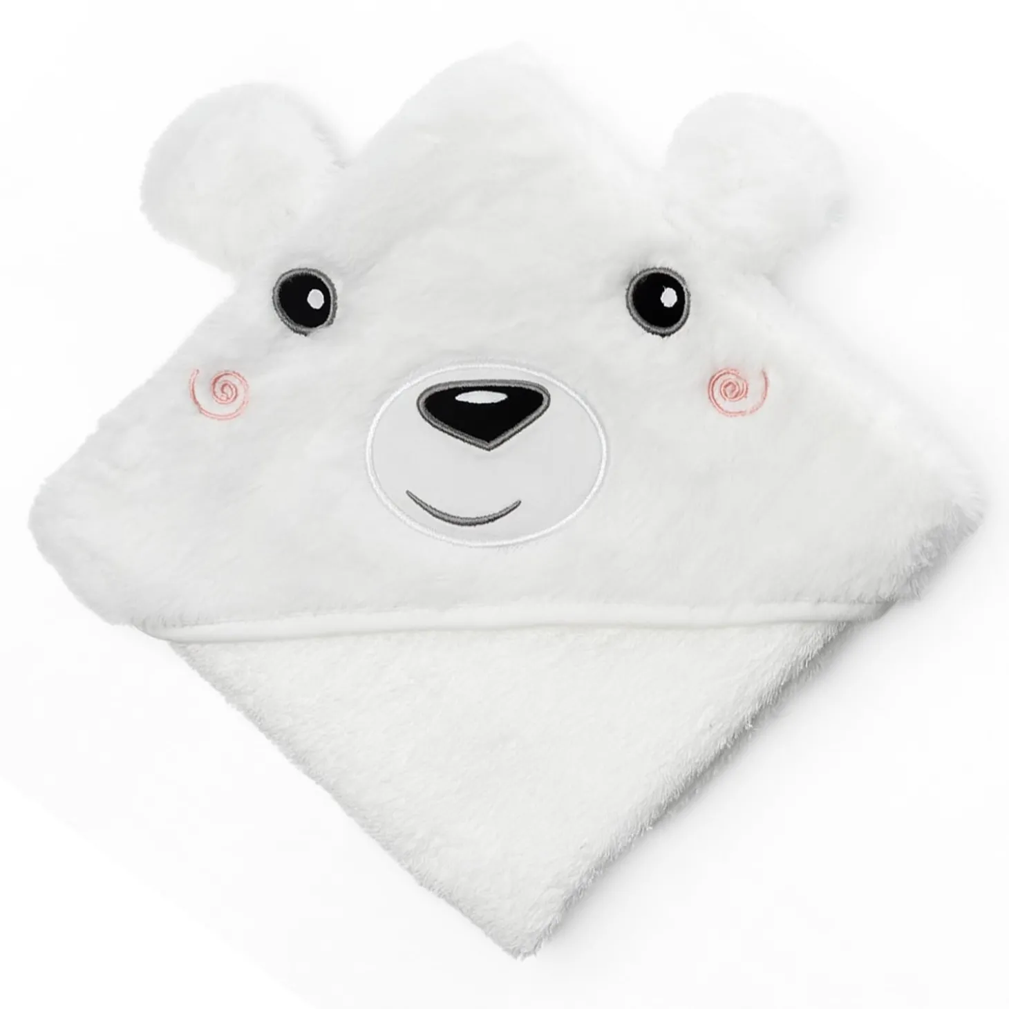 Thermobaby Cape de bain ours Blanc