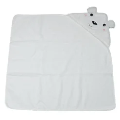 Thermobaby Cape de bain ours Blanc