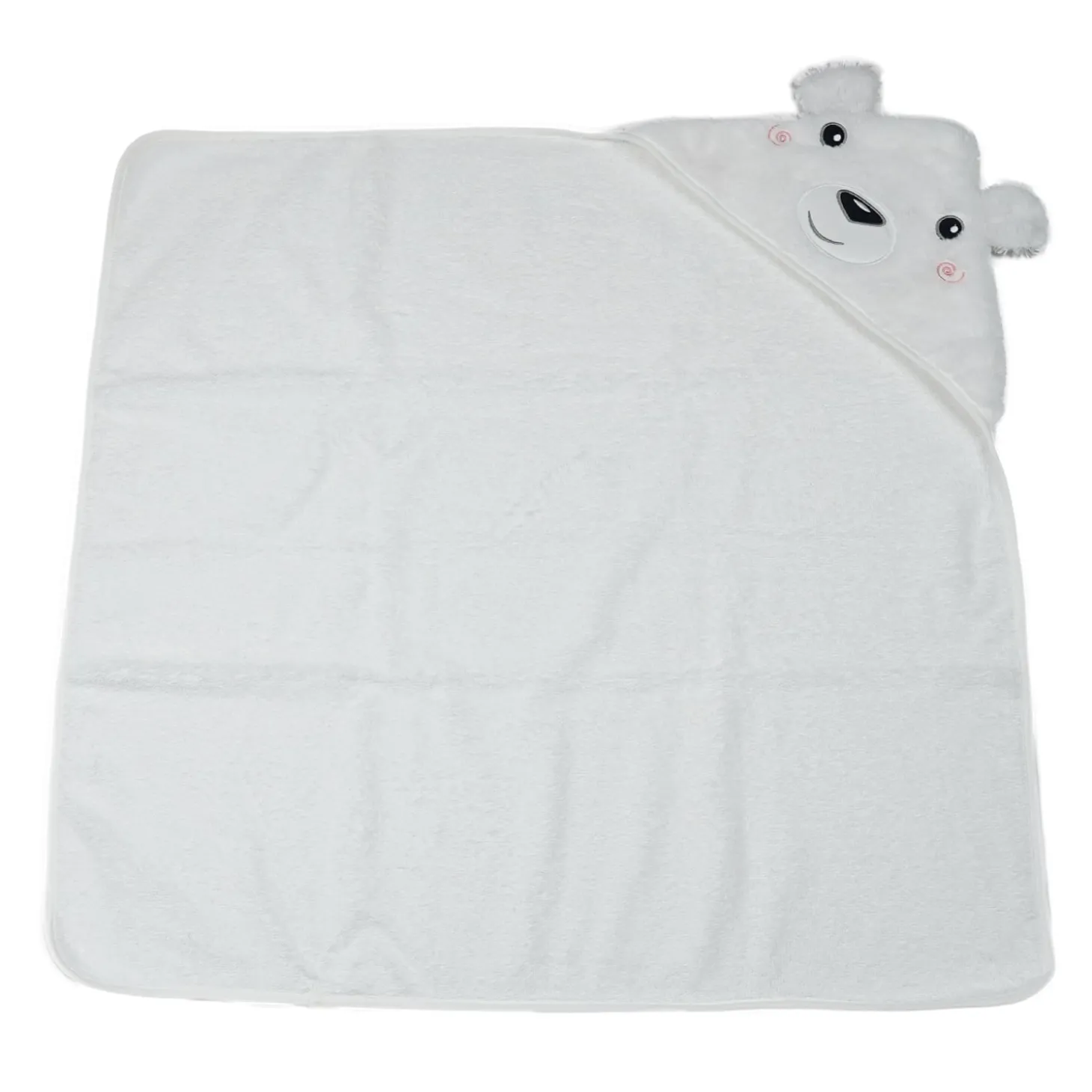 Thermobaby Cape de bain ours Blanc