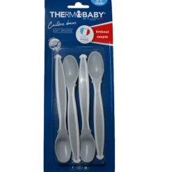 Thermobaby                    4 Cuillères douces    Gris Charme/ Blanc Muguet