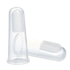 Thermobaby 2 doigtiers brosse à dent silicone