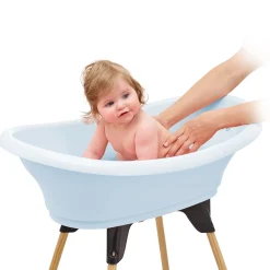 Thermobaby Kit de baignoire Vasco Fleur Bleue