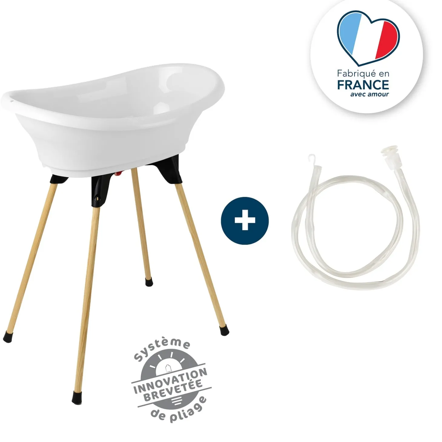 Thermobaby Kit de baignoire Vasco Blanc