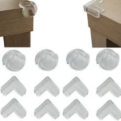 Thermobaby Lot de 12 coins de table Transparent