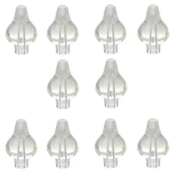 Thermobaby Lot de 10 embouts silicone pour seringues nasales Transparent