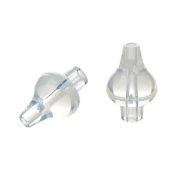 Thermobaby Lot de 10 embouts silicone pour seringues nasales Transparent