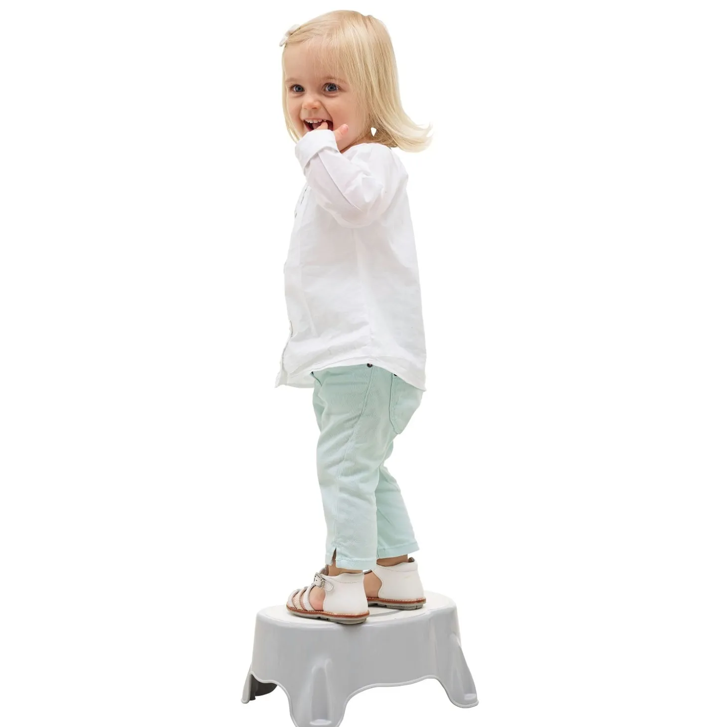 Thermobaby Marche-pied Babystep Gris Charme