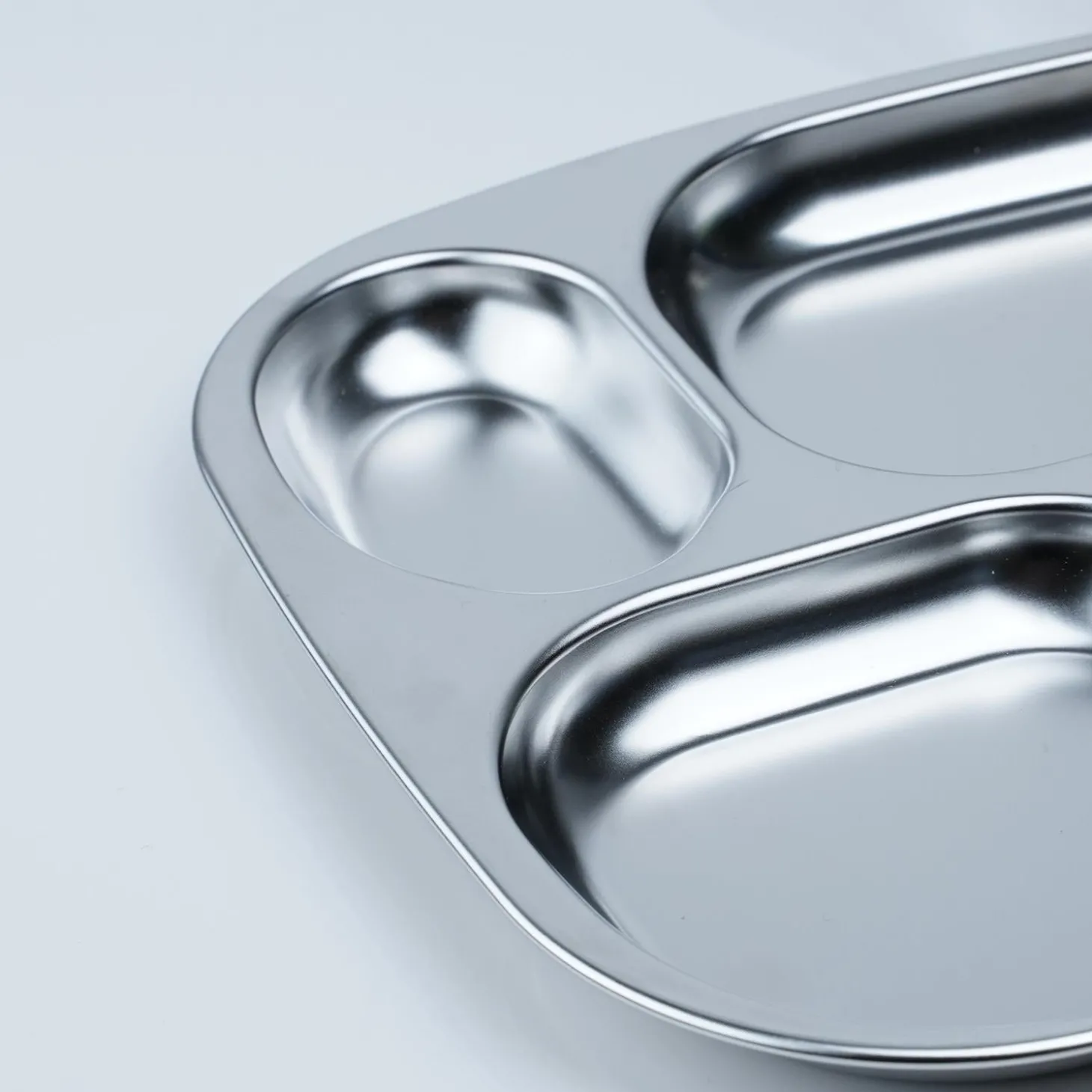 Thermobaby Plateau Compartimente Inox Inox Gris
