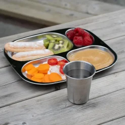 Thermobaby Plateau Compartimente Inox Inox Gris
