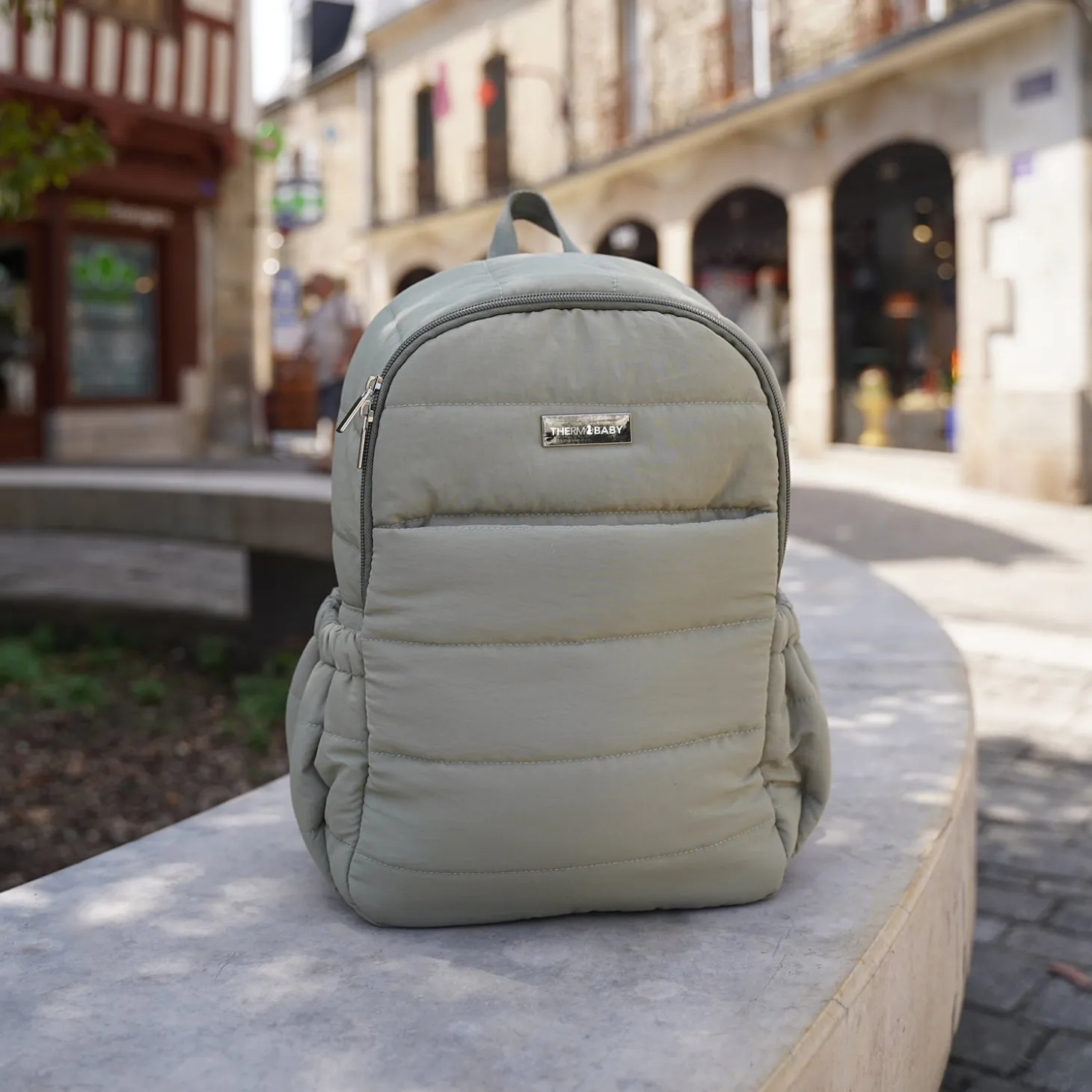 Thermobaby Sac à dos à langer Plumini Vert Cactus