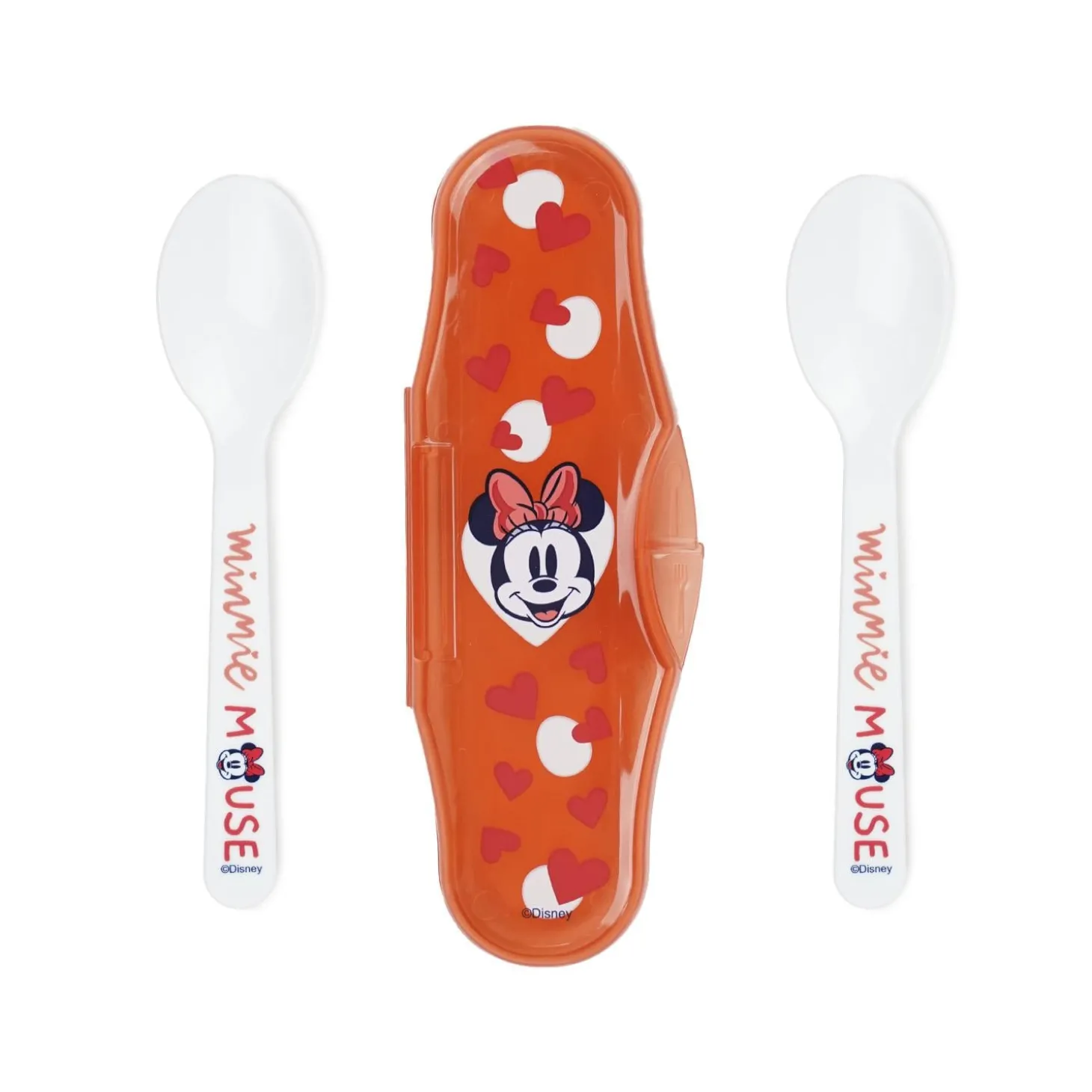 Thermobaby Set 2 Cuillères Avec Boitier De Transport Minnie Rose
