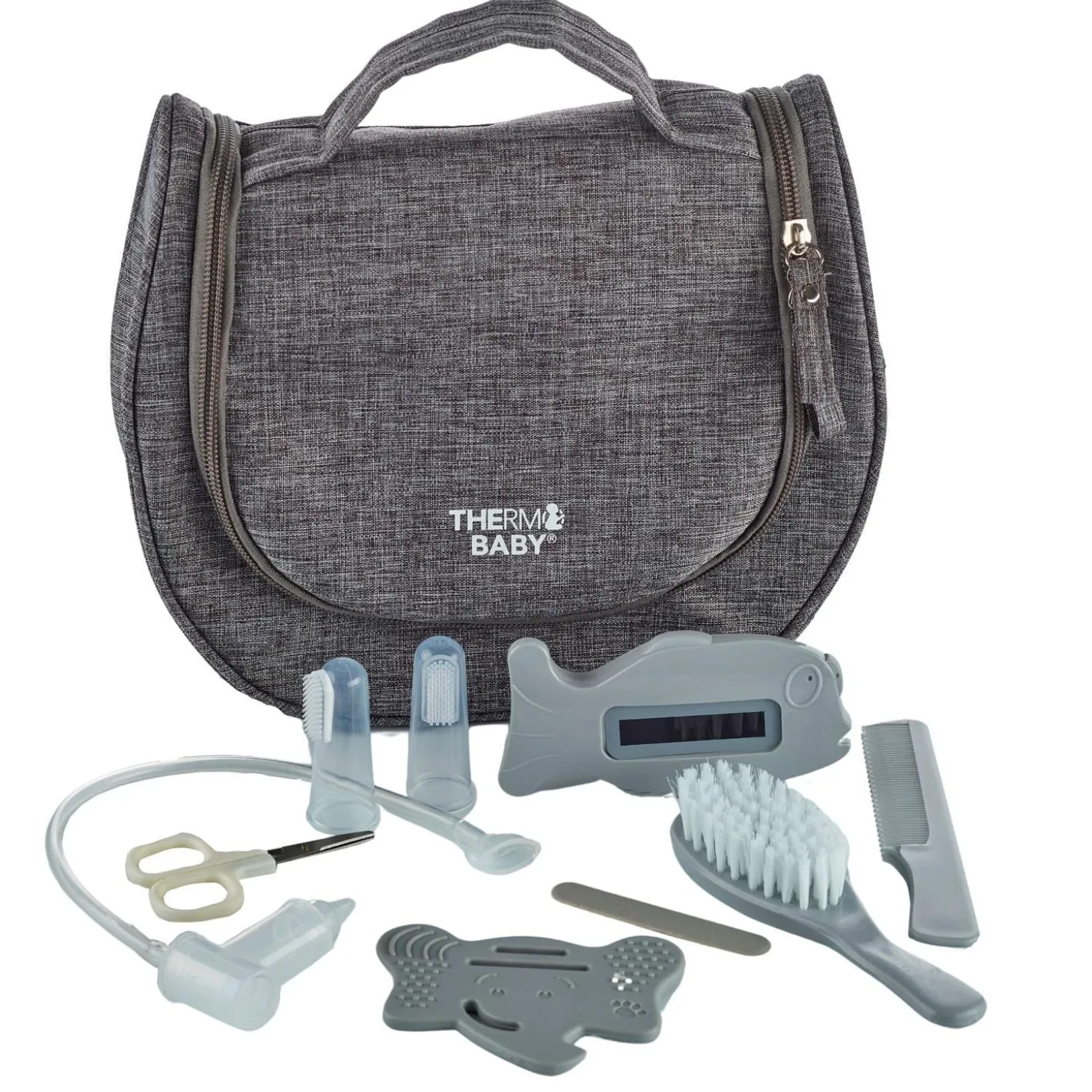 Thermobaby Trousse de soin avec accessoires Gris Chiné