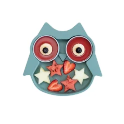 Tidy tot                    Assiette en silicone    Chouette