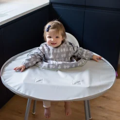 Tidy tot                    Kit Bavoir et Plateau    Gris Perle