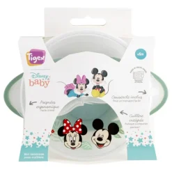 Tigex                    Bol Ventouse avec cuillère Mickey Minnie    Transparent            6 mois+