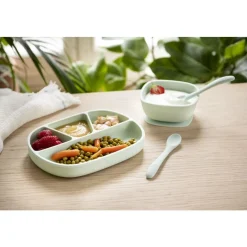 Tigex                    Bol ventouse 100% Silicone    Blanc
