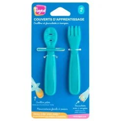 Tigex                    2 Couverts d'apprentissage    Bleu