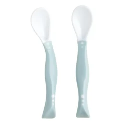 Tigex                    2 Cuillères d'apprentissage orientables    Gris