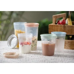 Tigex                    5 Pots de Conservation    Transparent