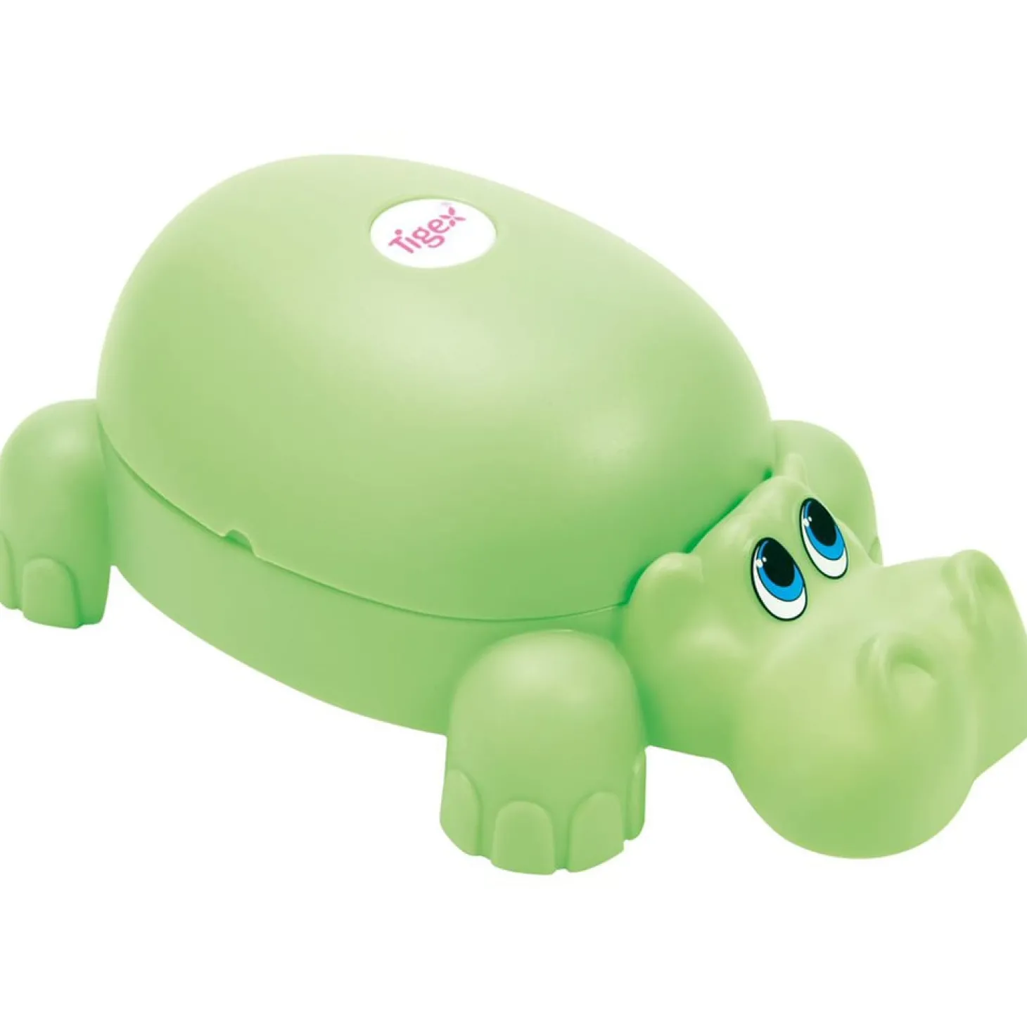 Tigex Pots rigolos hippo/voiture rose / turquoise / orange / vert